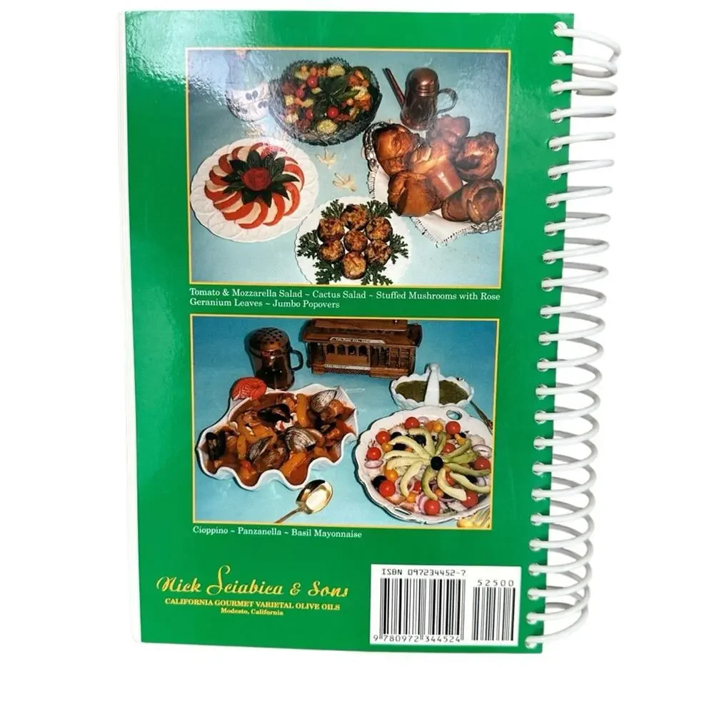 Cooking with California Olive Oil Treasured Family Recipes Cookbook Sciabica